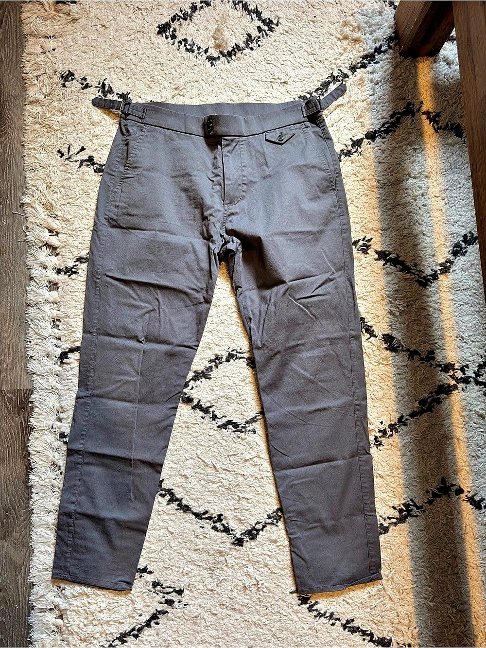 GREYSON Montauk Performance Trouser Men's Gray Waist 34/32